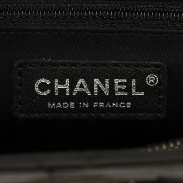 Chanel 2.55 Chain Shoulder Bag, Black, circa 2013 in Black Leather from VINTAGE QOO TOKYO, photo 6 of 11