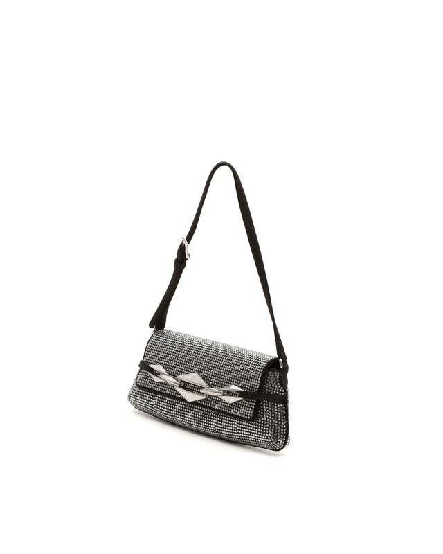 Jimmy Choo Diamond East-West Shoulder Bag in Suede from A Retro Tale, photo 2 of 8