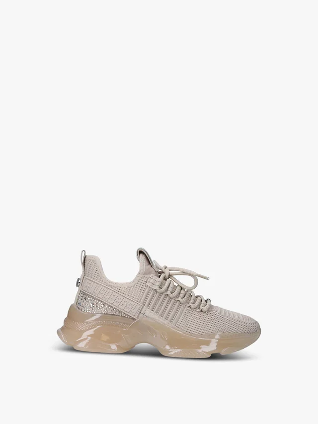 STEVE MADDEN Maxilla-R Lace Up Trainers in Beige from Fenwick, photo 1 of 1