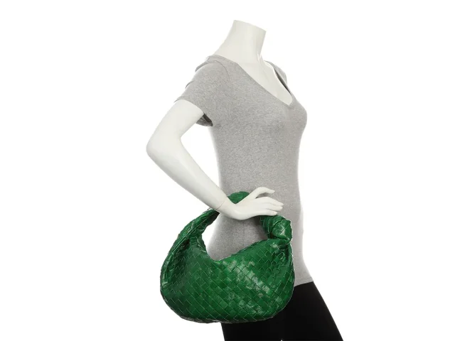 Bottega Veneta Metallic Green Patent Teen Jodie in Green Patent leather from Ann's Fabulous Finds, photo 9 of 9
