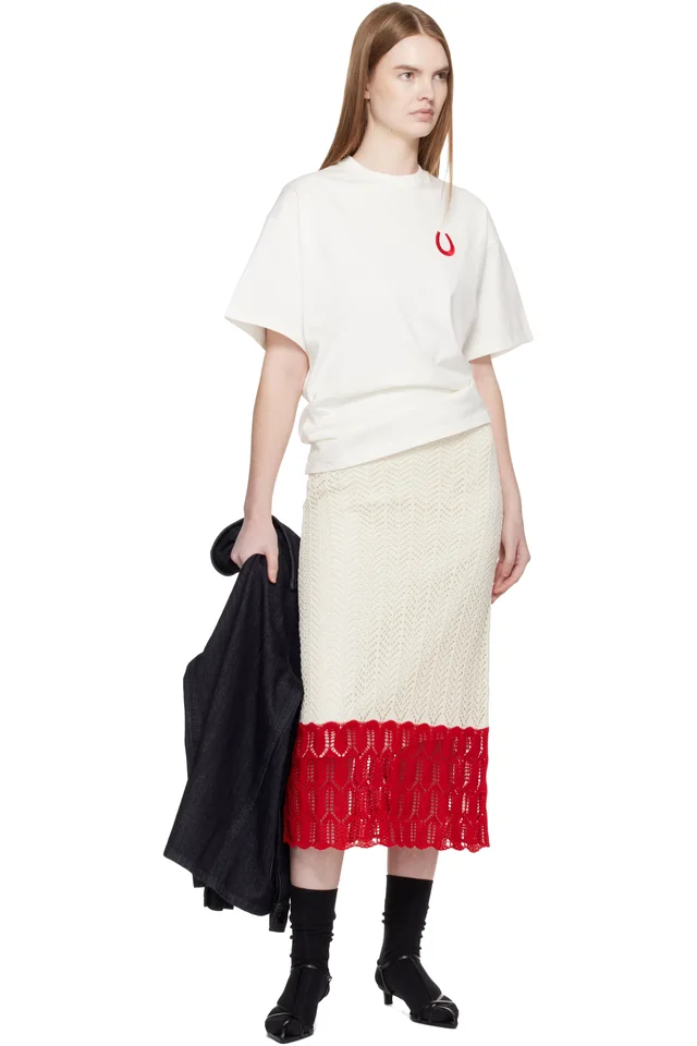 Jil Sander White Cotton Crew-Neck T-Shirt, photo 4 of 4 from SSENSE