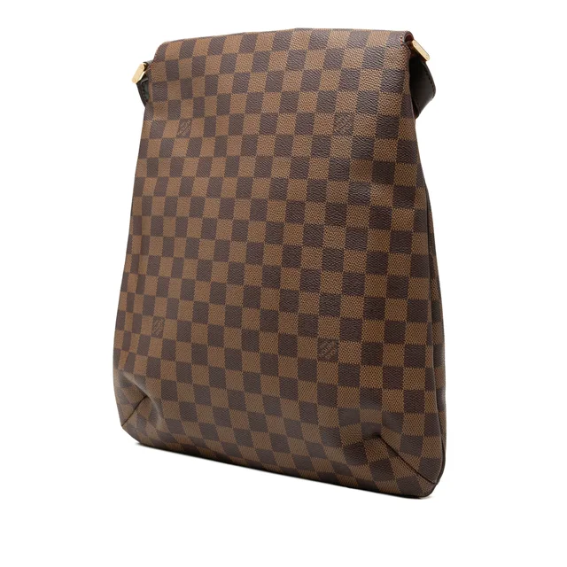 Brown Louis Vuitton Damier Ebene Musette Salsa GM Crossbody Bag in Brown Canvas from Designer Revival, photo 2 of 2
