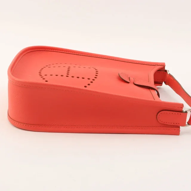 Hermès 2013 Evelyne TPM Rose Jaipur in Pink Epsom leather from VINTAGE QOO TOKYO, photo 4 of 13