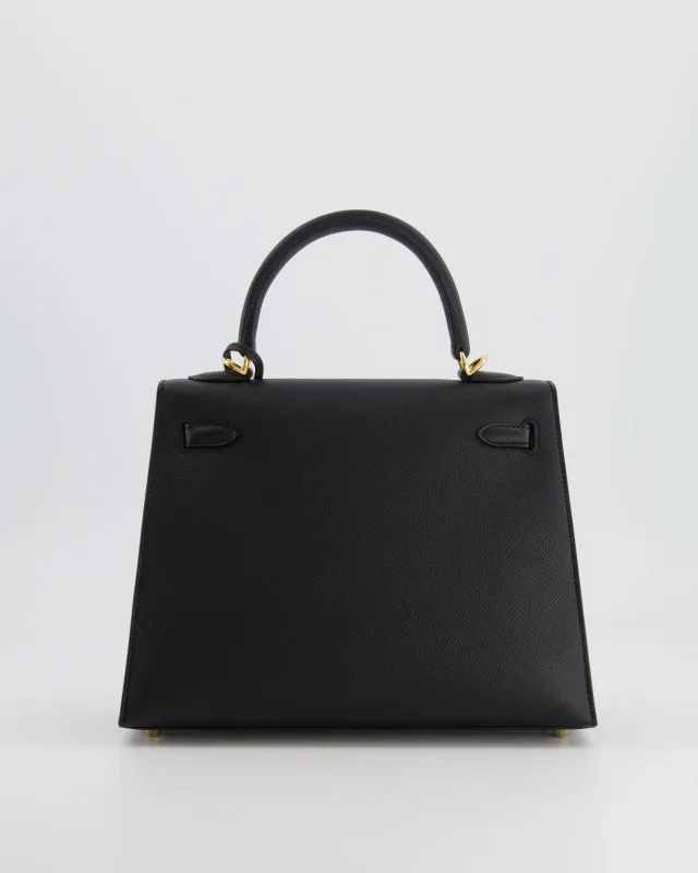 Hermès Kelly 25 Sellier Bag in Black Epsom leather from Sellier, photo 7 of 24