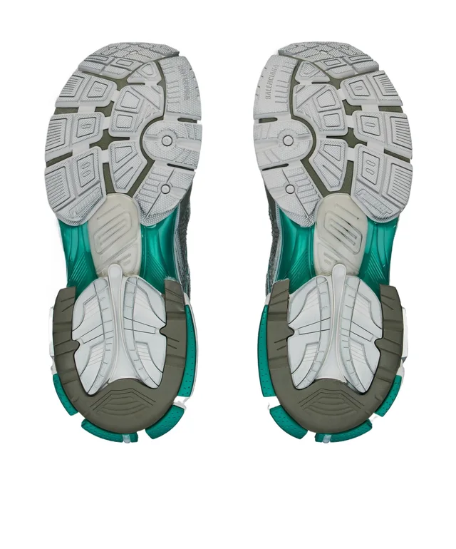 Balenciaga Men's Runner Gradient Sneaker in Grey/blue/green/yellow, photo 3 of 7 from SENSER