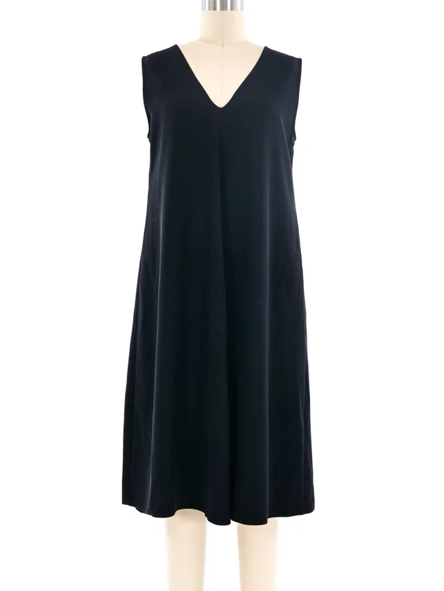 Giorgio Armani Black Sleeveless Romper in Black from Arcade Vintage