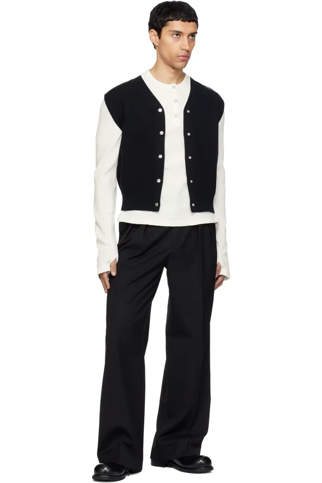 CARRER Black Cove Vest, photo 4 of 4 from SSENSE