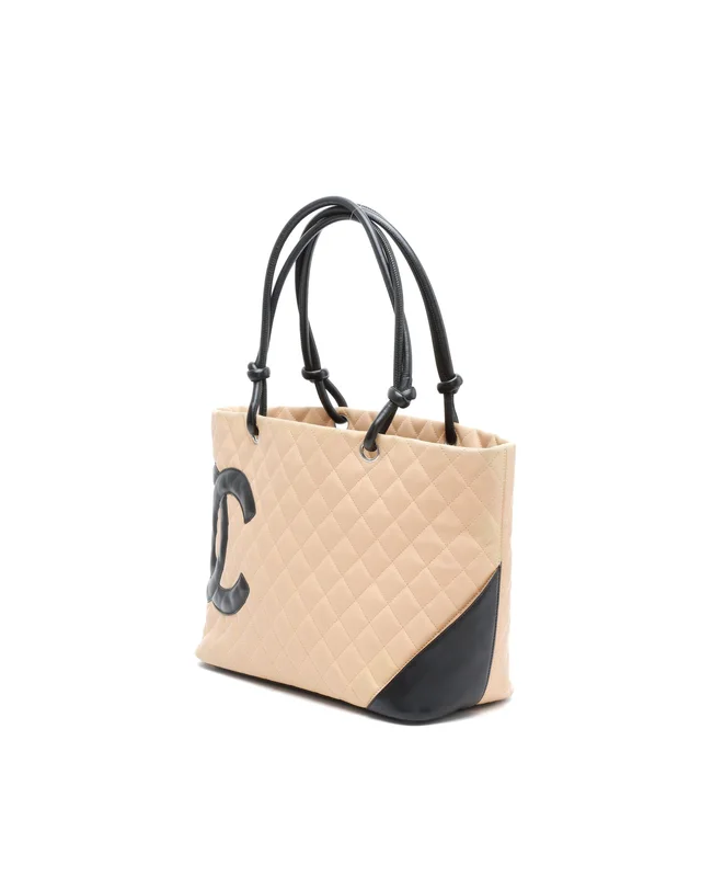 Chanel Quilted Cambon Tote Bag in Leather from A Retro Tale, photo 2 of 9