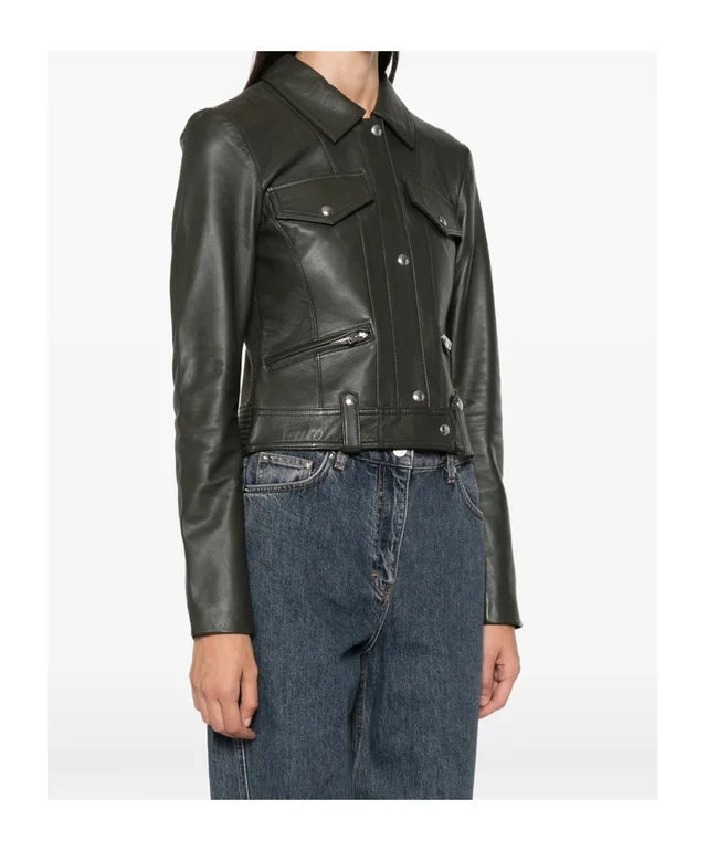 Iro Long-sleeved leather jacket, photo 2 of 4 from SENSER