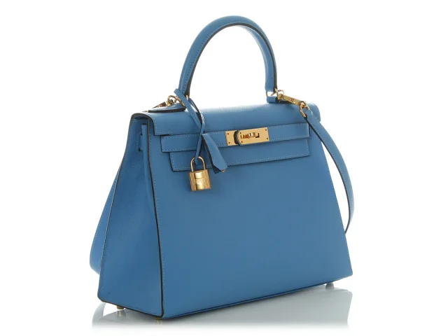 Hermès Blue Paradis Epsom Kelly 28 in Blue Epsom leather from Ann's Fabulous Finds, photo 5 of 11