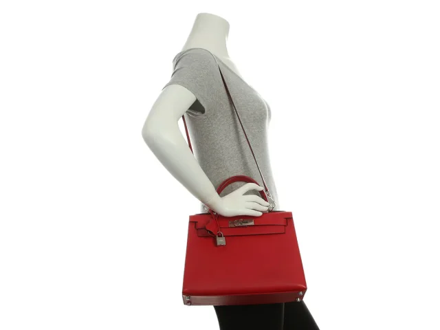Hermès Rouge Casaque Epsom Kelly 28 in Red Epsom leather from Ann's Fabulous Finds, photo 11 of 11