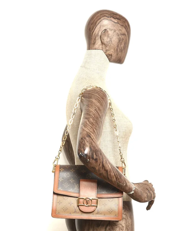 Louis Vuitton Monogram Reverse Dauphine MM Bag in Canvas from A Retro Tale, photo 11 of 13