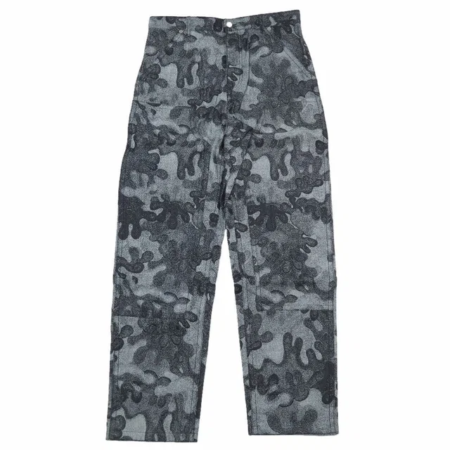 Dior Peter Doig Denim Pants Camouflage Button Fly 31 Gray in Grey Denim from The Reluxe