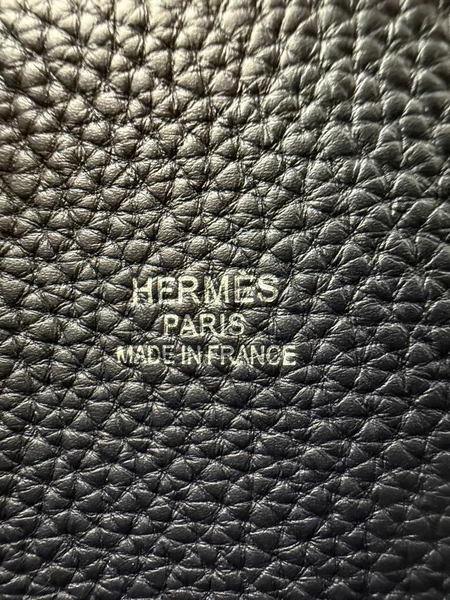 Hermès Bolide 45 Shark Bleu Nuit Togo Palladium Hardware in Navy Togo leather from Luxury Promise, photo 11 of 11