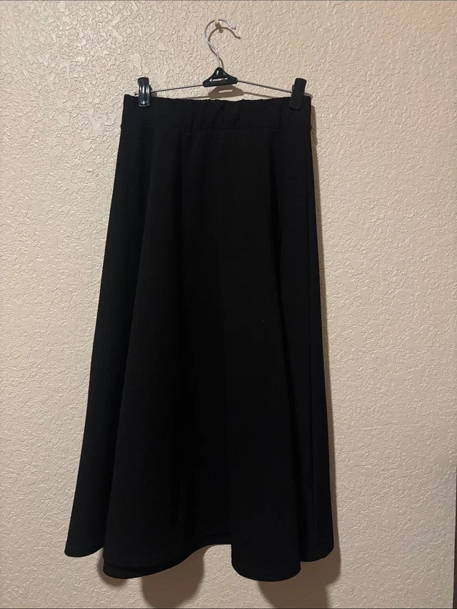 Omega A-Line Maxi Skirt in black from Poshmark, photo 1 of 1