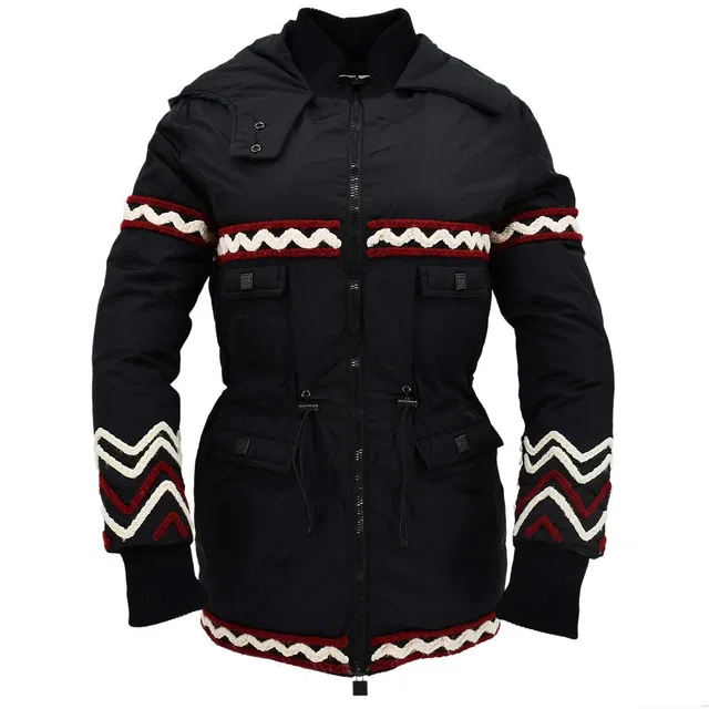 Chanel Sport Line Zip Up Hoodie Jacket Black 07A #38 in Black from AMORE Vintage Tokyo