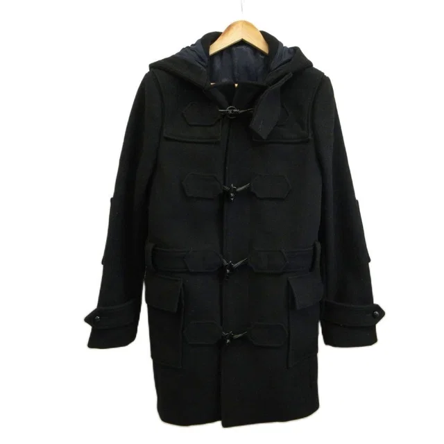 Balenciaga United Arrows Custom Made Duffle Coat Outer Wool Middle Hood in Wool from The Reluxe