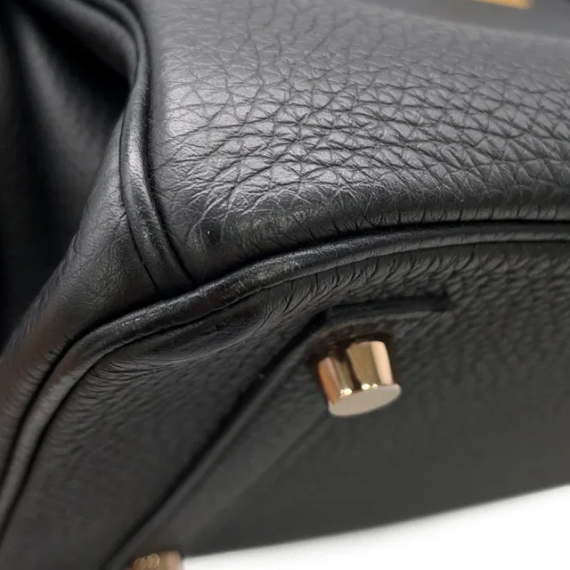 Hermès Birkin Black Togo Leather Size 30 in Black Togo leather from GALLERY RARE, photo 8 of 16