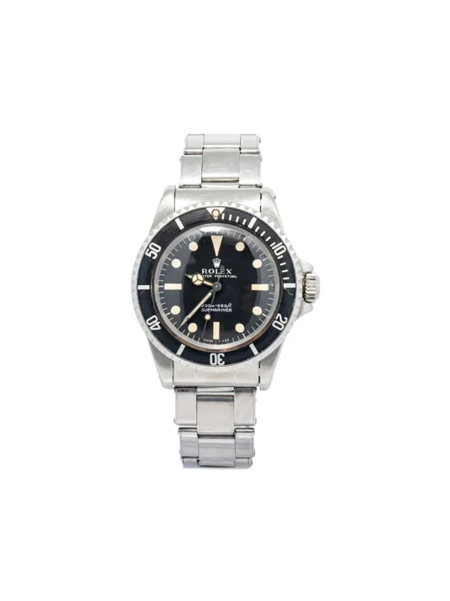 Rolex pre-owned Submariner 40mm - men - stainless steel - One Size - Black in black from Farfetch