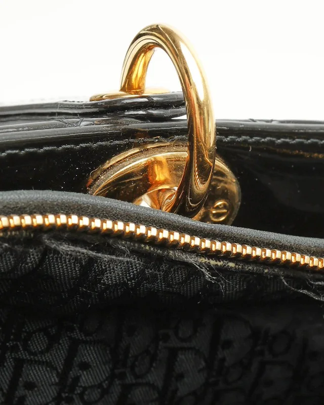 Large Patent Lady Dior Bag in Patent leather from A Retro Tale, photo 9 of 12