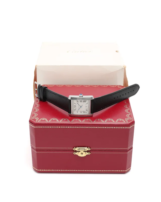 Cartier Tank Francaise XL 30x36mm 2002 Full Set Watch from A Retro Tale, photo 2 of 2