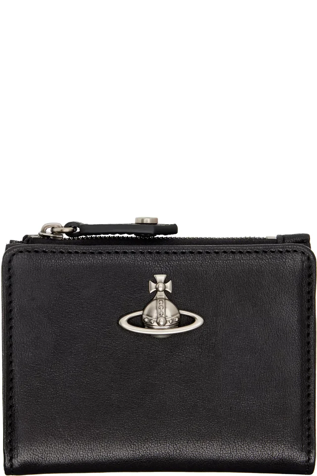 Black Slim Flap Card Holder, image 1 of 1 from SSENSE