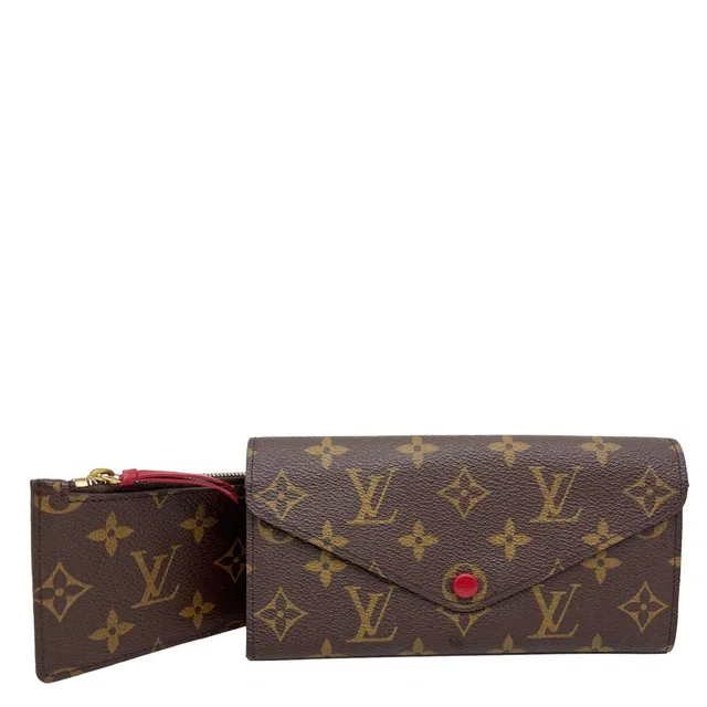 Louis Vuitton Josephine Monogram Canvas Wallet Brown from Dallas Designer Handbags