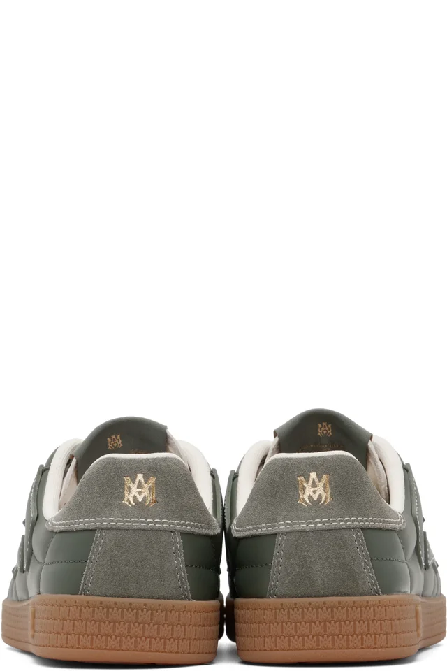 AMIRI Green Pacific Football Sneakers, photo 2 of 5 from SSENSE