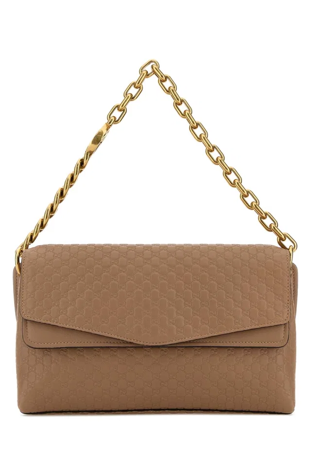 Gucci With Shoulder Bag — Beige in Beige Leather from HEWI