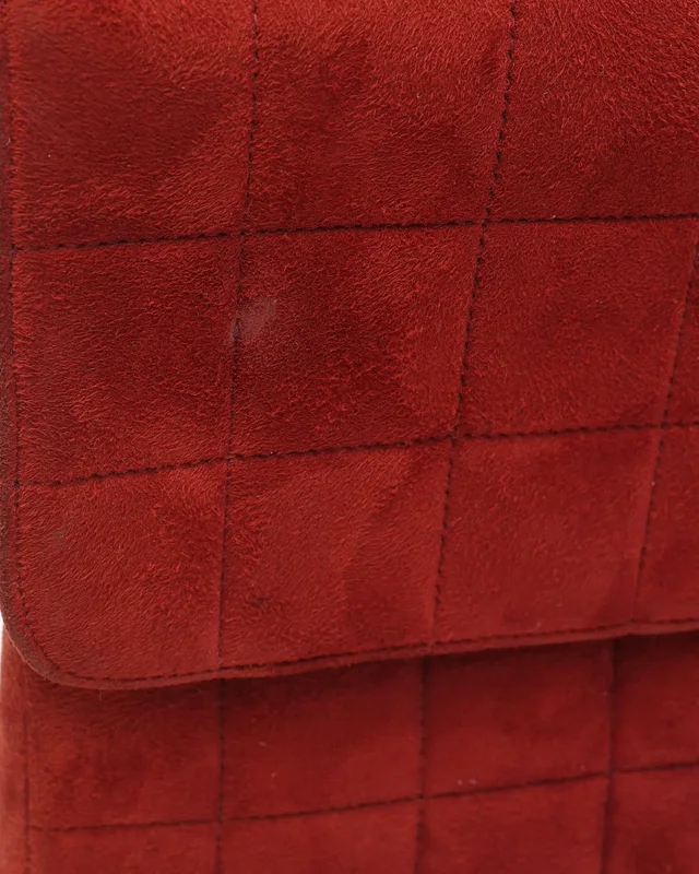 Chanel Square Quilted Mademoiselle Flap Bag in Suede from A Retro Tale, photo 7 of 15
