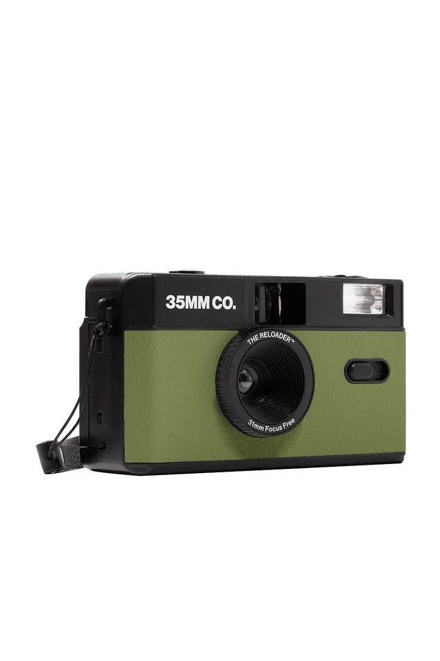 35mm Co. The Reloader Reusable Film Camera in Olive Martini, photo 2 of 7 from REVOLVE (Canada)