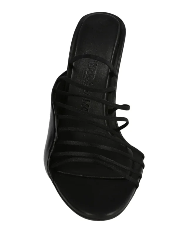 Salvatore Ferragamo Altaire Strappy Sandals in black, photo 4 of 6 from ShopSimon