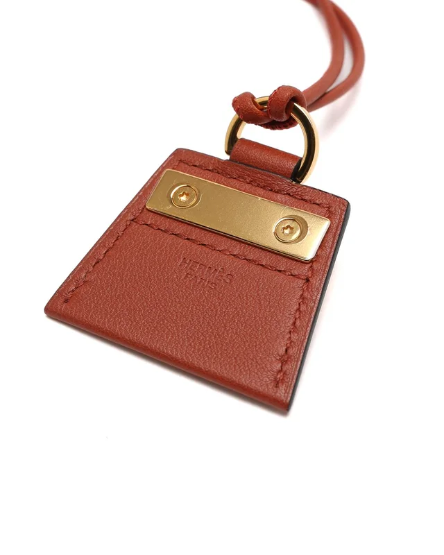 Hermès Monpetitkelly PM Necklace in Leather from A Retro Tale, photo 3 of 5