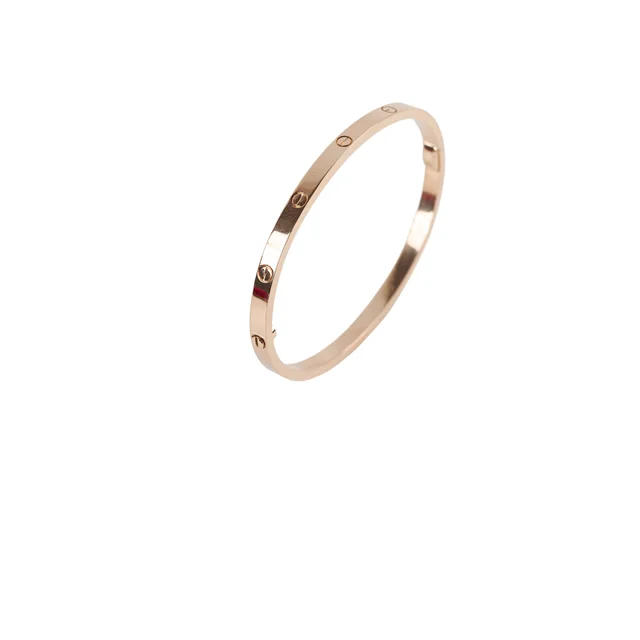 Cartier Love SM Pink Gold Size 16 Bracelet in Pink from The Purse Affair