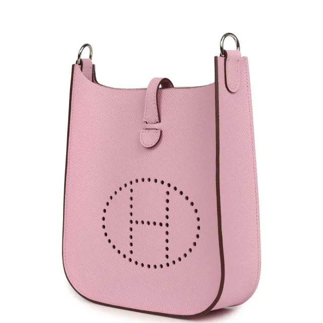 Hermès Evelyne Sellier TPM Mauve Sylvestre Epsom Palladium Hardware in Epsom leather from Madison Avenue Couture, photo 5 of 8
