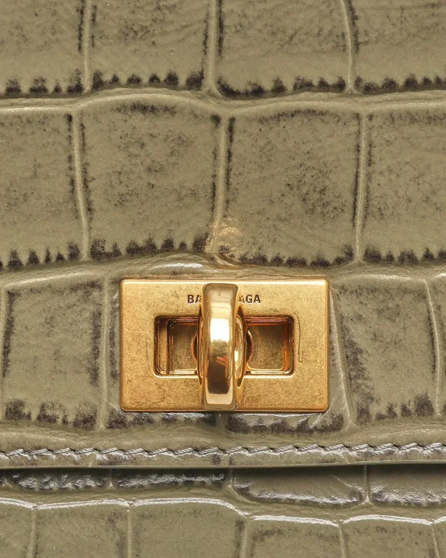 Balenciaga Bel Air Clutch Bag in Crocodile from A Retro Tale, photo 6 of 9
