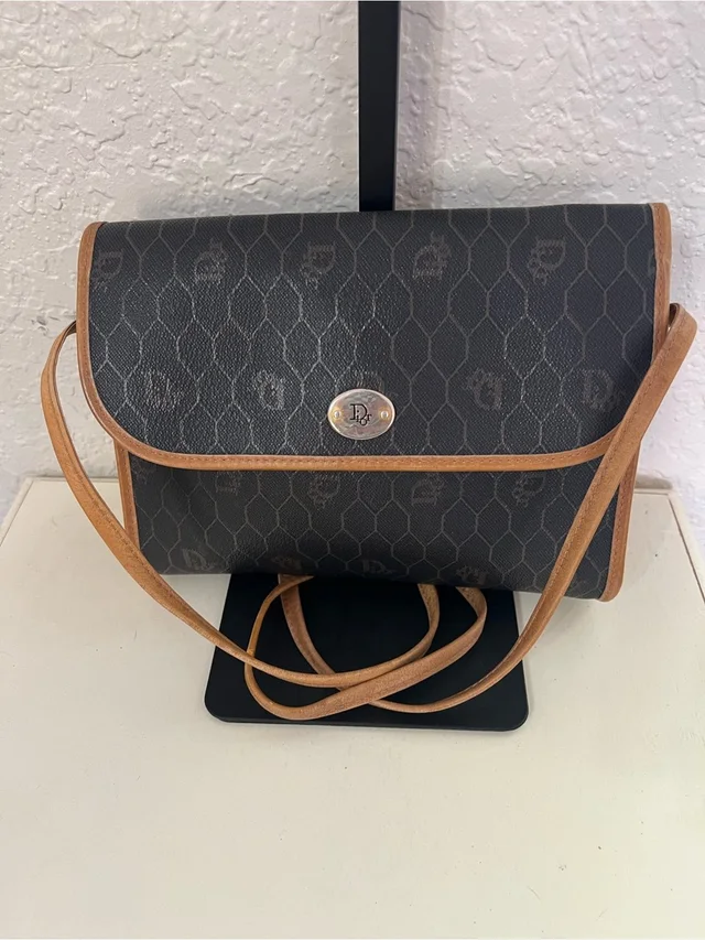 Dior Crossbody Bag in black|brown|neutral Leather from Poshmark