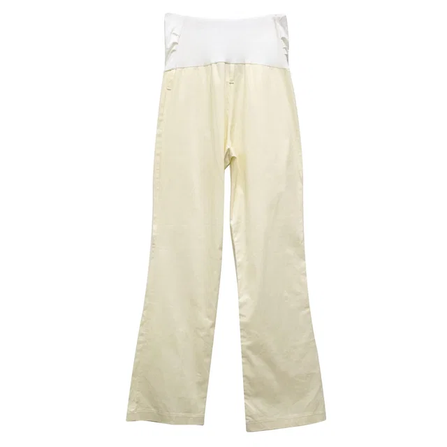 Tiffany & Co. Rose Cream Maternity Trousers in White from HEWI