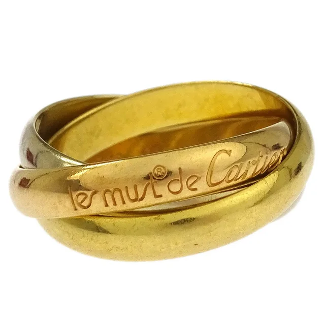 Cartier Trinity Ring Au750 #53 from AMORE Vintage Tokyo