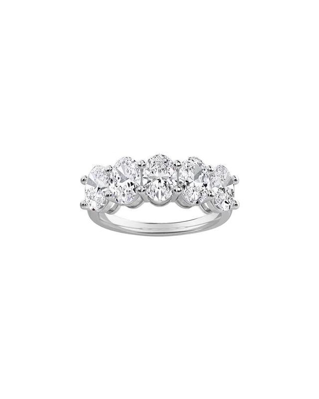 Diana M Lab Grown Diamonds Diana M. Fine Jewelry 14K 2.56 ct. tw. Lab Grown Diamond Half-Eternity Ring, image 1 of 1 from Gilt