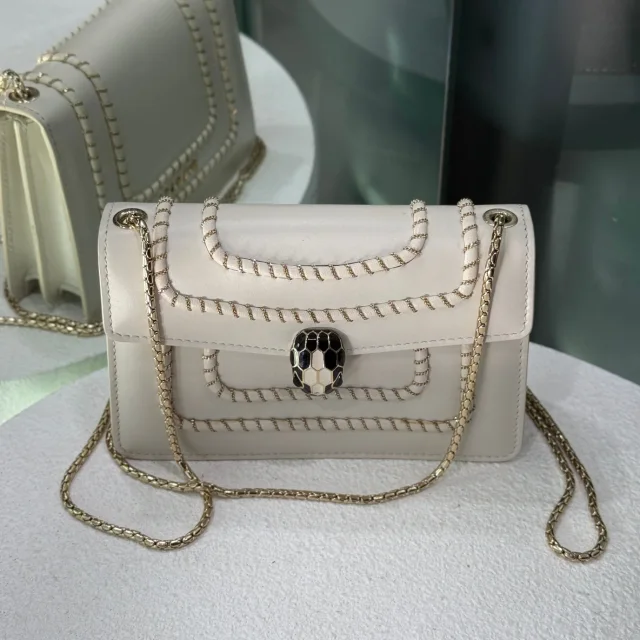 Bvlgari Serpenti Forever Creme Bag from Revivre