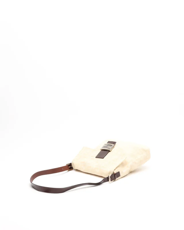 Fendi Zucca Mamma Baguette Shoulder Bag in Canvas from A Retro Tale, photo 5 of 10