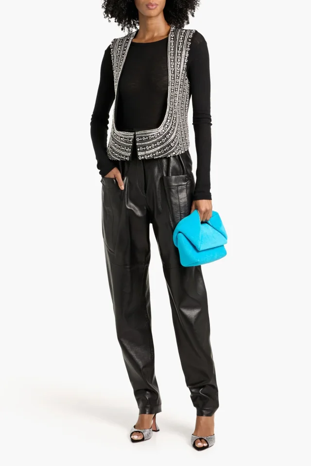 Stella McCartney Crystal-Embellished Wool-Twill Vest, photo 2 of 4 from THE OUTNET