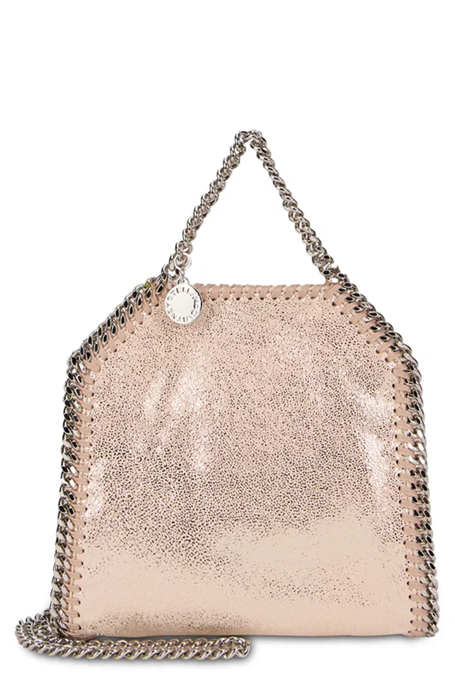 Stella McCartney Falabella Shoulder Bag — Pink Polyester in Pink from HEWI