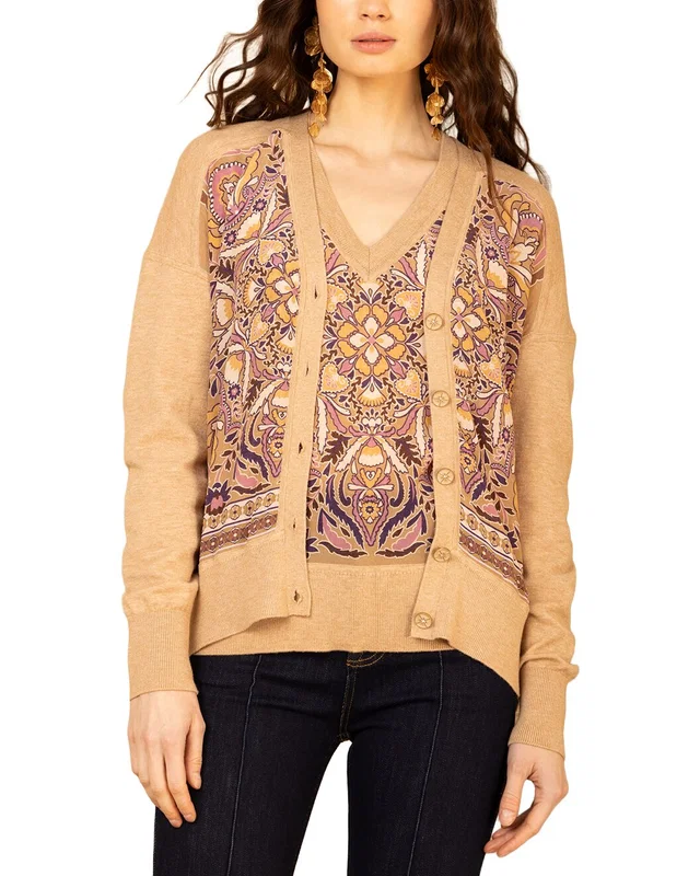 Hale Bob Scarlette Silk Cardigan, image 1 of 1 from Rue La La