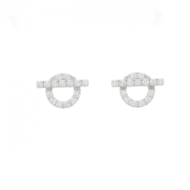 Hermès Finesse Earrings White Gold in White from The Reluxe