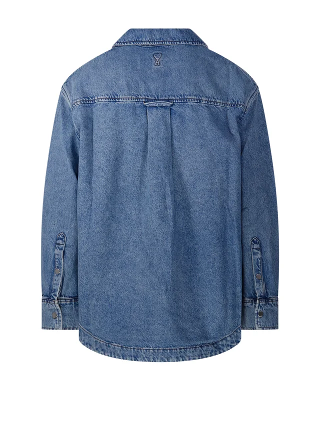 Ami Paris faded-effect denim jacket, photo 2 of 2 from SENSER