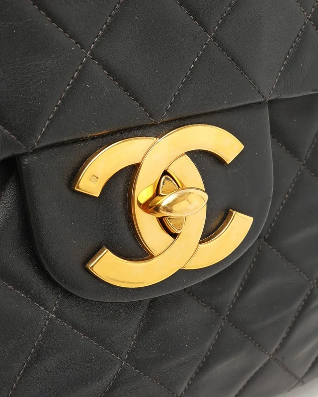 Chanel Classic Maxi Single Flap Bag in Lambskin from A Retro Tale, photo 6 of 12