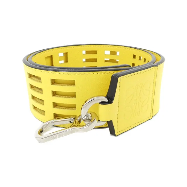 Loewe Strap Bag Straps Yellow in Yellow Leather from The Reluxe