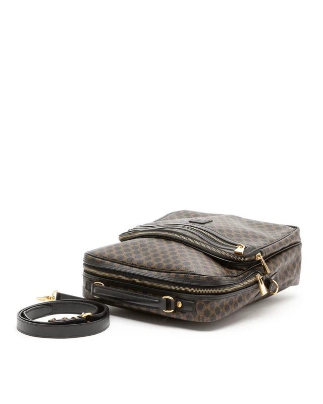 Celine Macadam Satchel Messenger Bag in Canvas from A Retro Tale, photo 4 of 8